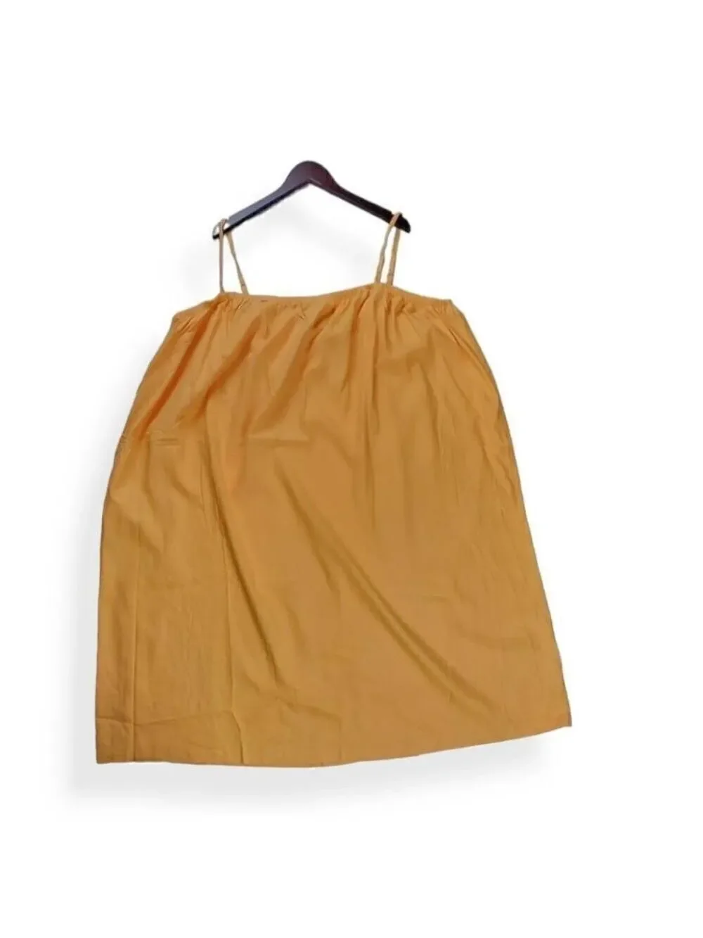 A New Day Orange Linen Blend Dress 4X